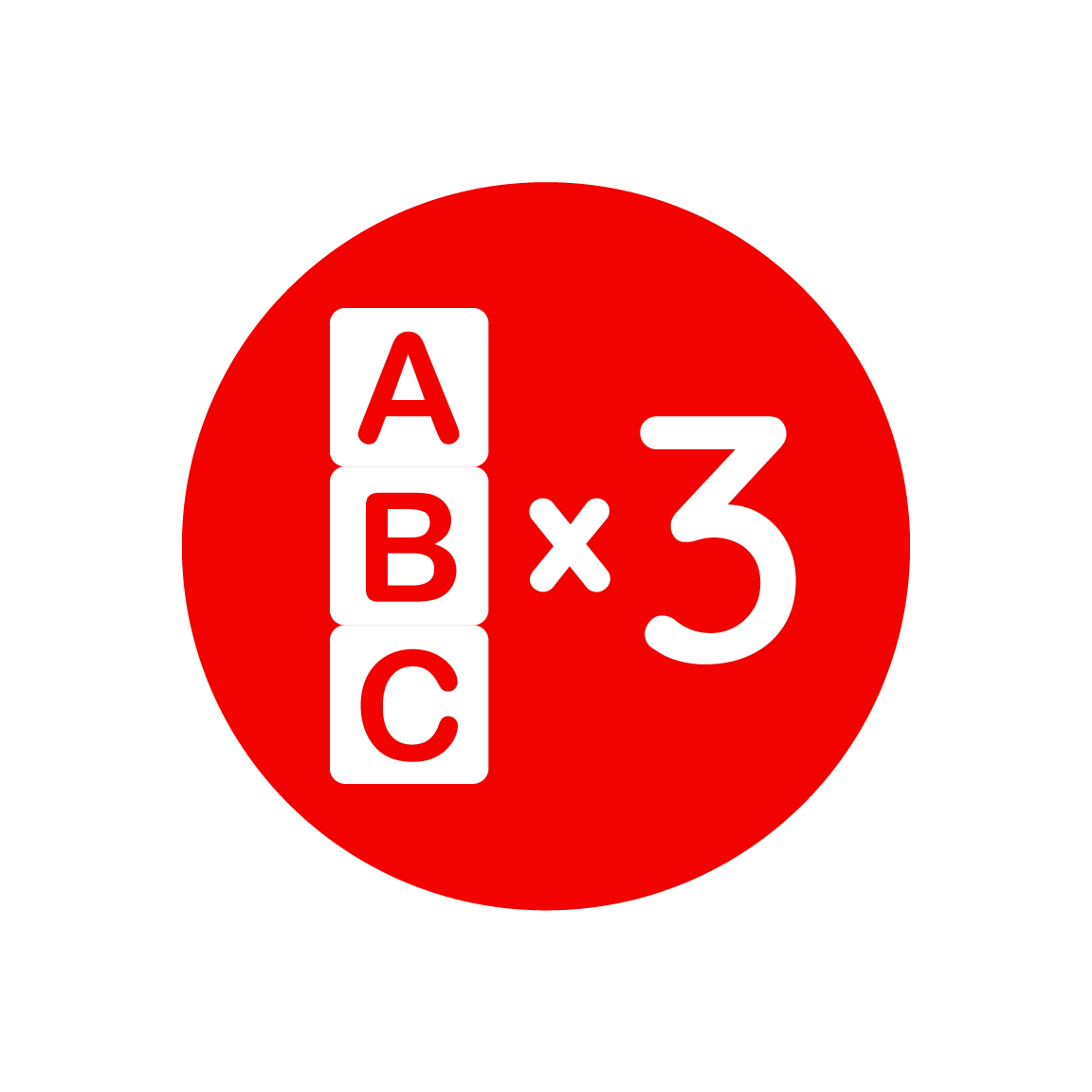 ABCx3 Logo